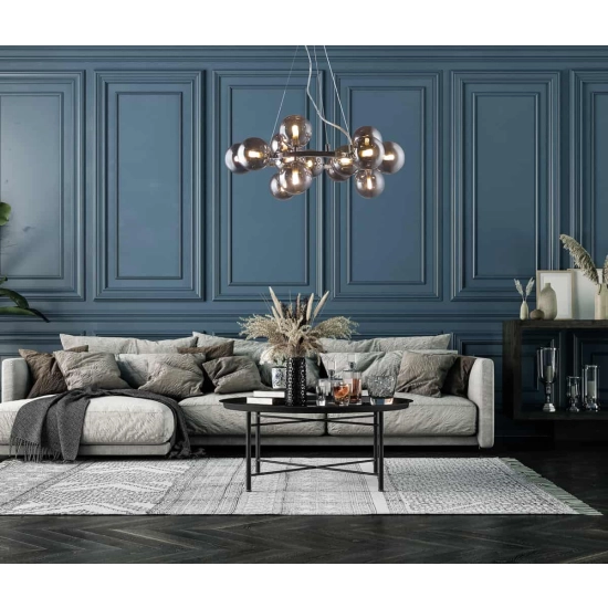 Lampa wisząca Marbelio PND-6161-15 CH+SM Italux - zdjęcie produktu